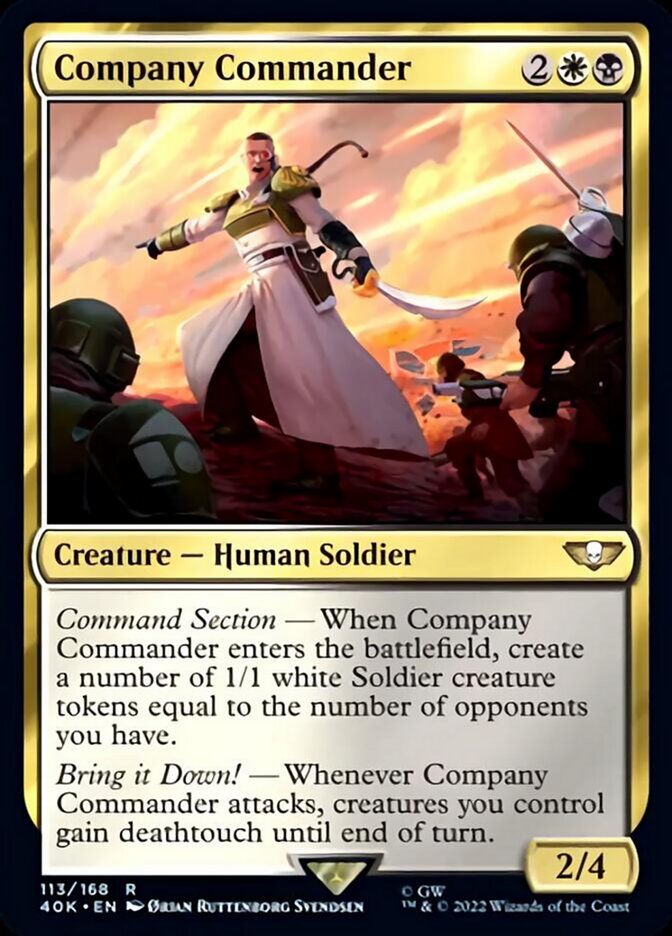 Company Commander [Universes Beyond: Warhammer 40,000] | Eastridge Sports Cards & Games