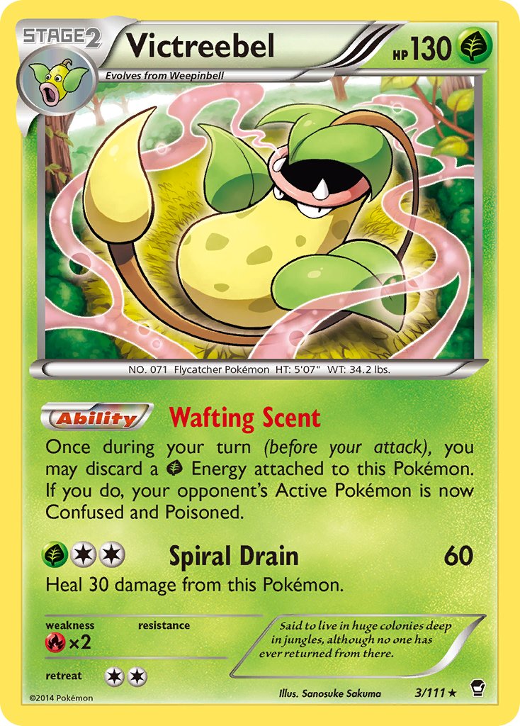 Victreebel (3/111) (Theme Deck Exclusive) [XY: Furious Fists] | Eastridge Sports Cards & Games