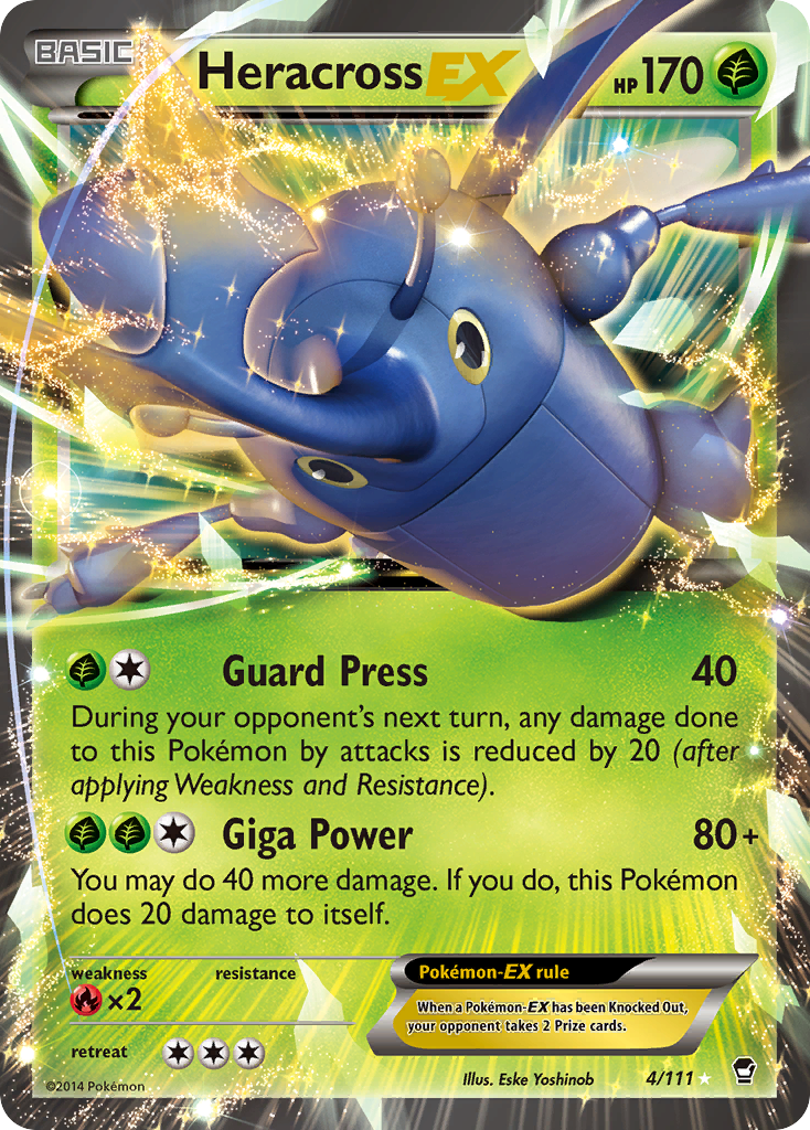 Heracross EX (4/111) [XY: Furious Fists] | Eastridge Sports Cards & Games