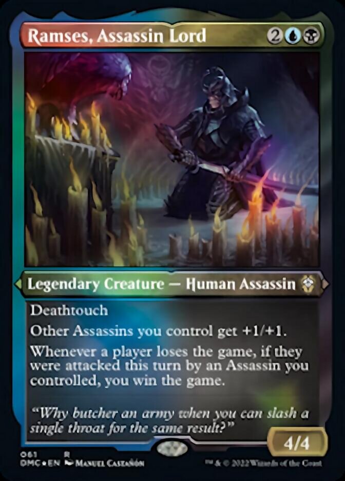 Ramses, Assassin Lord (Foil Etched) [Dominaria United Commander] | Eastridge Sports Cards & Games