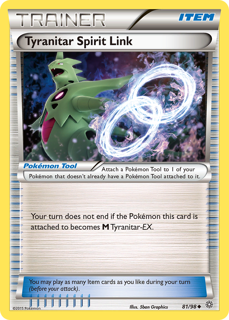 Tyranitar Spirit Link (81/98) [XY: Ancient Origins] | Eastridge Sports Cards & Games