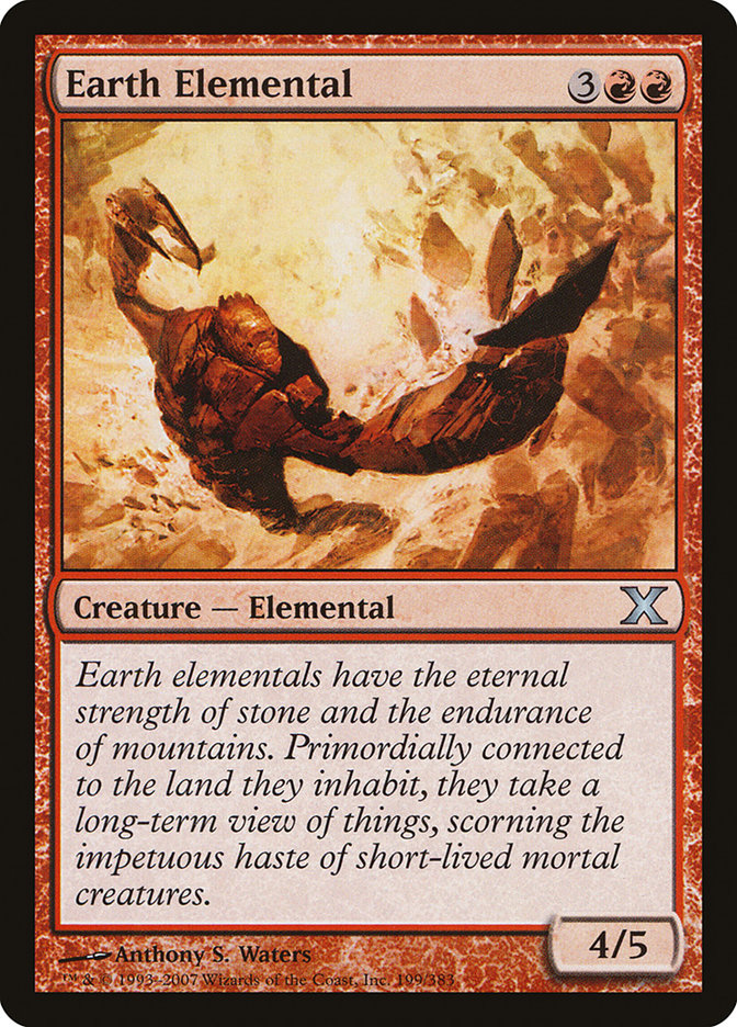 Earth Elemental [Tenth Edition] | Eastridge Sports Cards & Games