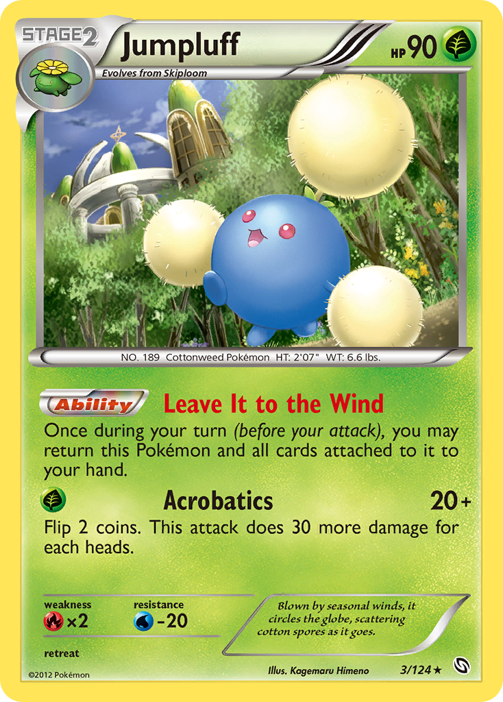 Jumpluff (3/124) [Black & White: Dragons Exalted] | Eastridge Sports Cards & Games