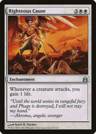 Righteous Cause [Commander 2011] | Eastridge Sports Cards & Games