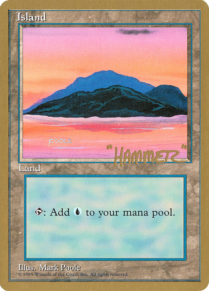 Island (shr369) (Shawn "Hammer" Regnier) [Pro Tour Collector Set] | Eastridge Sports Cards & Games