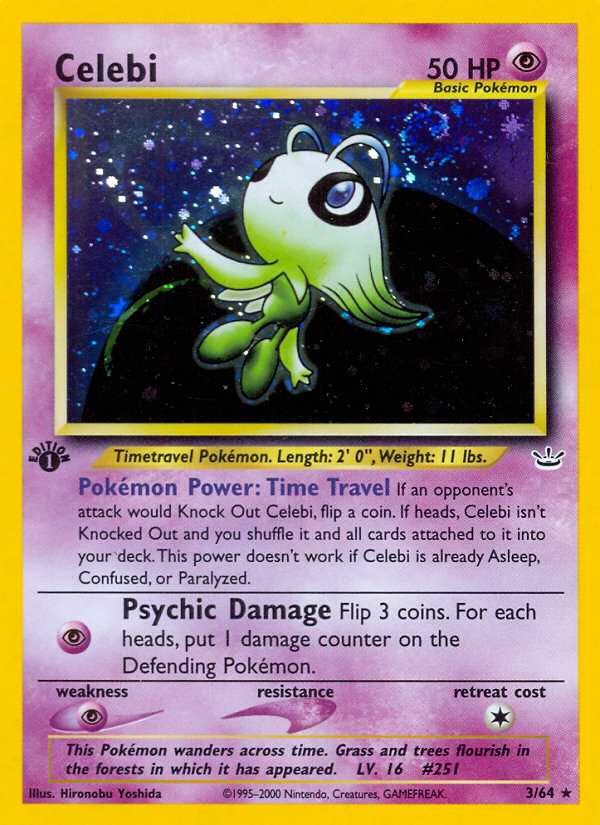 Celebi (3/64) [Neo Revelation 1st Edition] | Eastridge Sports Cards & Games