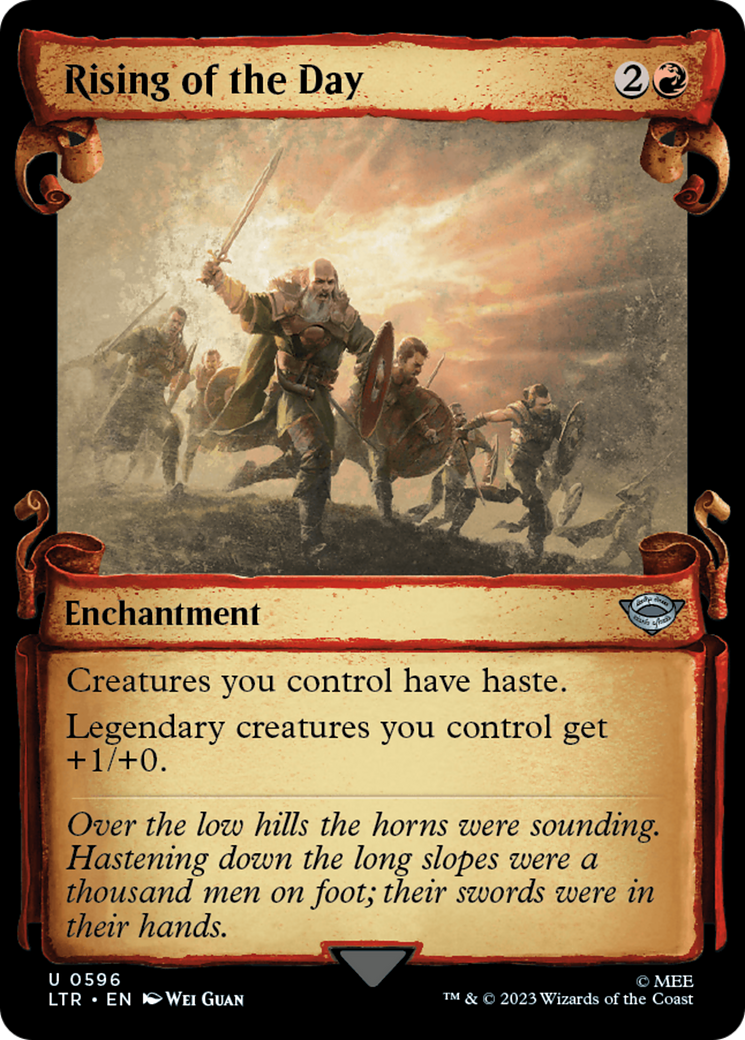 Rising of the Day [The Lord of the Rings: Tales of Middle-Earth Showcase Scrolls] | Eastridge Sports Cards & Games