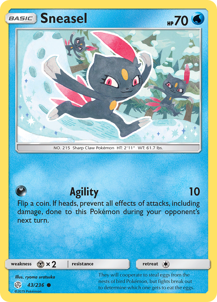 Sneasel (43/236) [Sun & Moon: Cosmic Eclipse] | Eastridge Sports Cards & Games