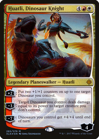 Huatli, Dinosaur Knight [Ixalan] | Eastridge Sports Cards & Games