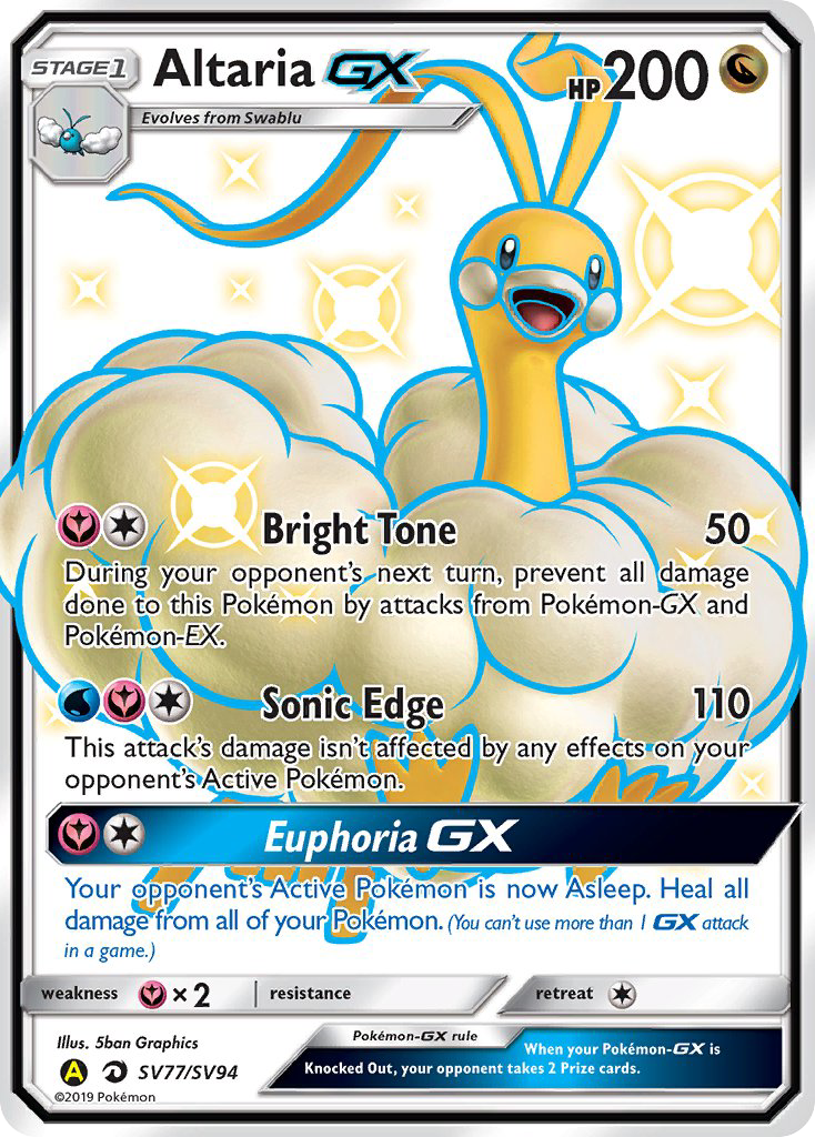 Altaria GX (SV77/SV94) [Sun & Moon: Hidden Fates - Shiny Vault] | Eastridge Sports Cards & Games