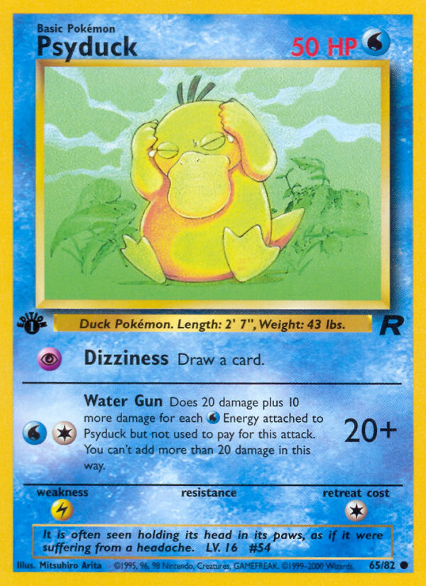 Psyduck (65/82) [Team Rocket 1st Edition] | Eastridge Sports Cards & Games