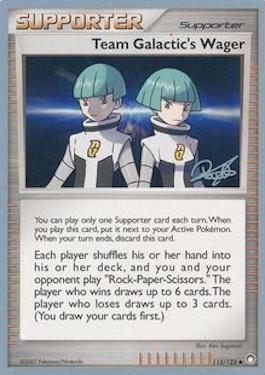 Team Galactic's Wager (115/123) (Bliss Control - Paul Atanassov) [World Championships 2008] | Eastridge Sports Cards & Games