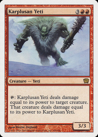 Karplusan Yeti [Ninth Edition] | Eastridge Sports Cards & Games