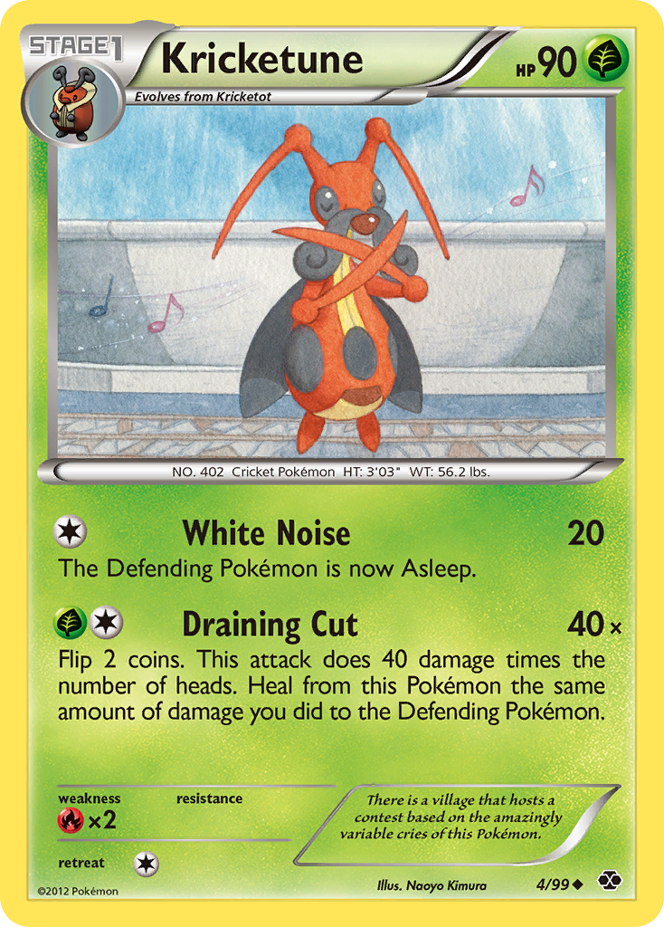 Kricketune (4/99) [Black & White: Next Destinies] | Eastridge Sports Cards & Games