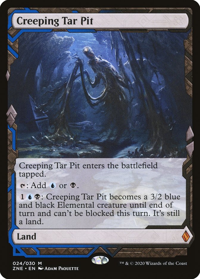 Creeping Tar Pit [Zendikar Rising Expeditions] | Eastridge Sports Cards & Games