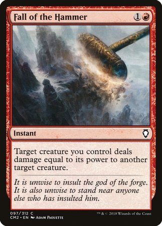 Fall of the Hammer [Commander Anthology Volume II] | Eastridge Sports Cards & Games