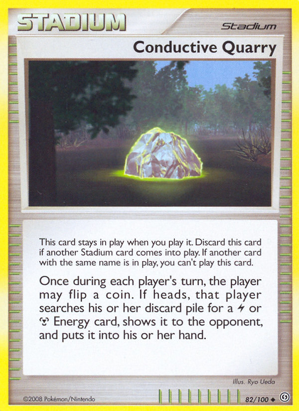 Conductive Quarry (82/100) [Diamond & Pearl: Stormfront] | Eastridge Sports Cards & Games