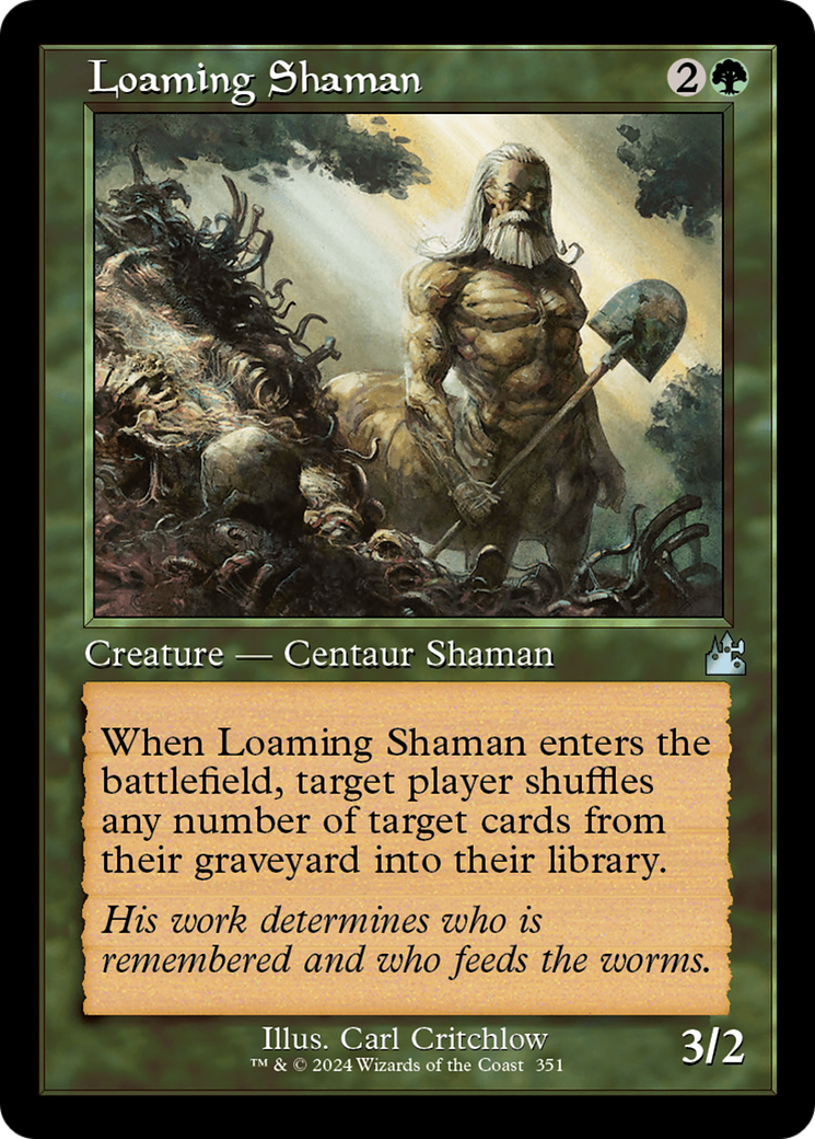 Loaming Shaman (Retro Frame) [Ravnica Remastered] | Eastridge Sports Cards & Games