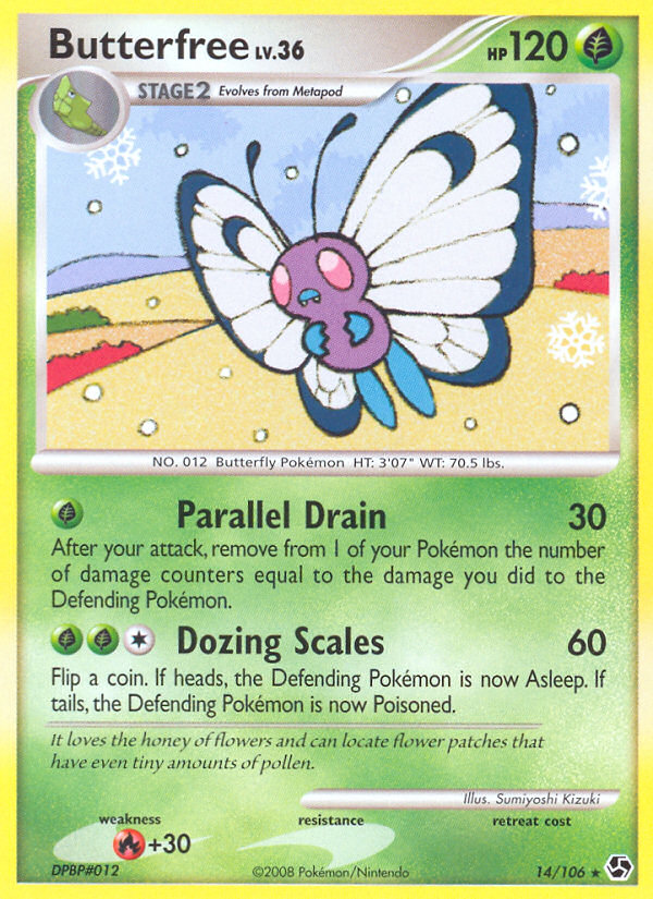 Butterfree (14/106) [Diamond & Pearl: Great Encounters] | Eastridge Sports Cards & Games