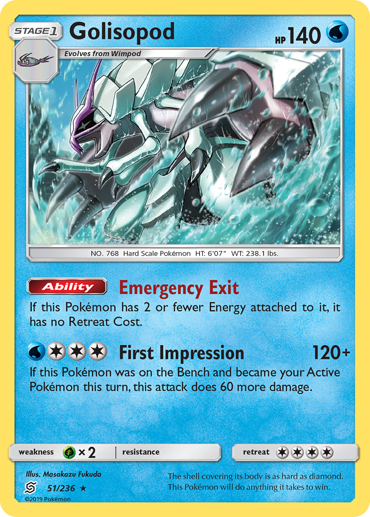 Golisopod (51/236) [Sun & Moon: Unified Minds] | Eastridge Sports Cards & Games