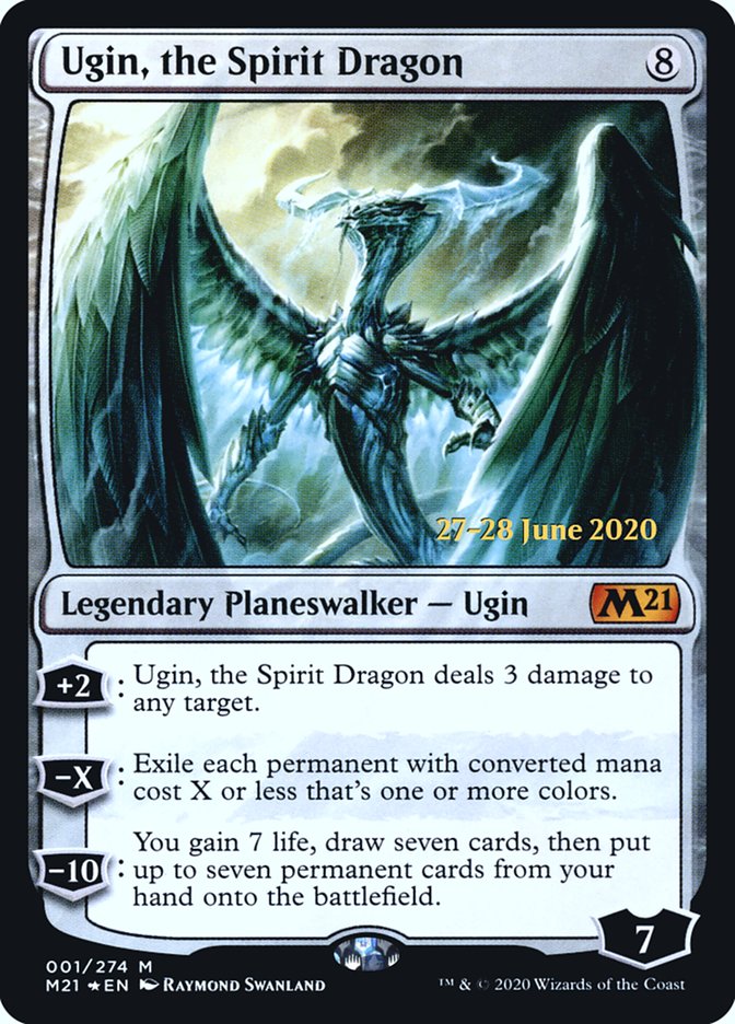 Ugin, the Spirit Dragon  [Core Set 2021 Prerelease Promos] | Eastridge Sports Cards & Games