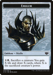 Ob Nixilis of the Black Oath Emblem // Zombie (016/036) Double-sided Token [Commander 2014 Tokens] | Eastridge Sports Cards & Games