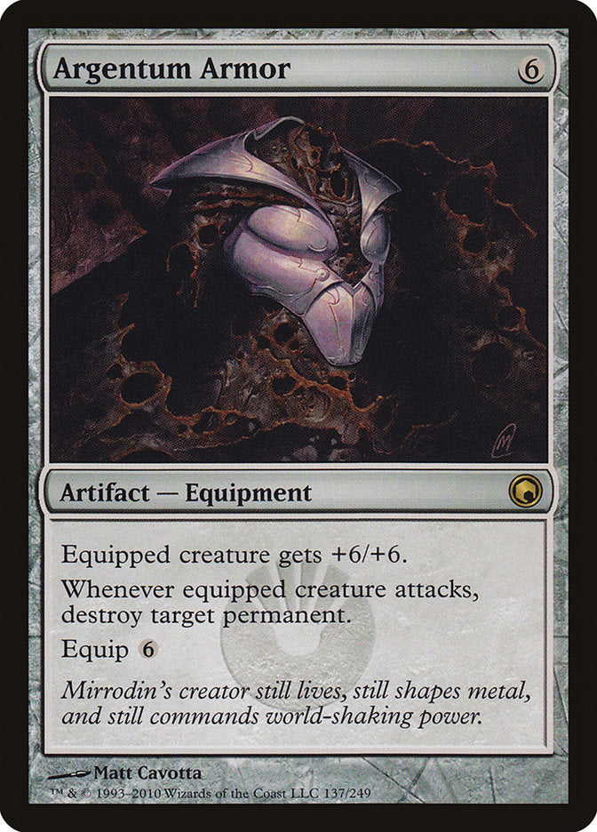 Argentum Armor [Scars of Mirrodin] | Eastridge Sports Cards & Games