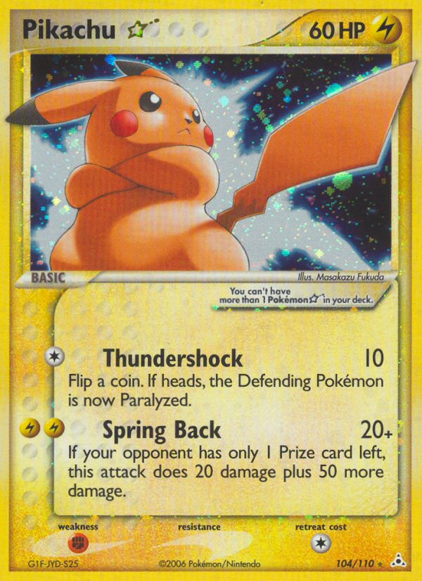 Pikachu Star (104/110) [EX: Holon Phantoms] | Eastridge Sports Cards & Games