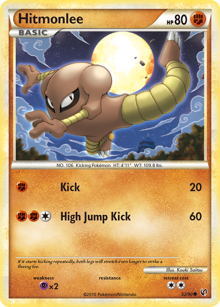 Hitmonlee (52/90) [HeartGold & SoulSilver: Undaunted] | Eastridge Sports Cards & Games