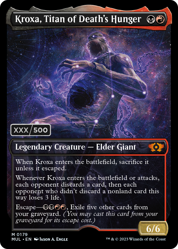 Kroxa, Titan of Death's Hunger (Serialized) [Multiverse Legends] | Eastridge Sports Cards & Games