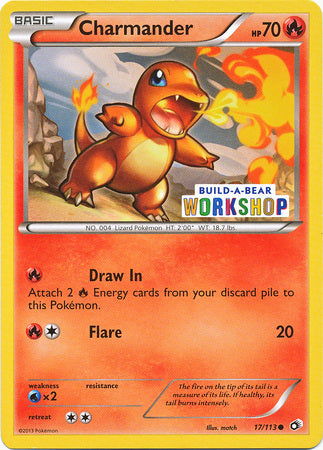 Charmander (17/113) (Build A Bear Workshop Exclusive) [Black & White: Legendary Treasures] | Eastridge Sports Cards & Games