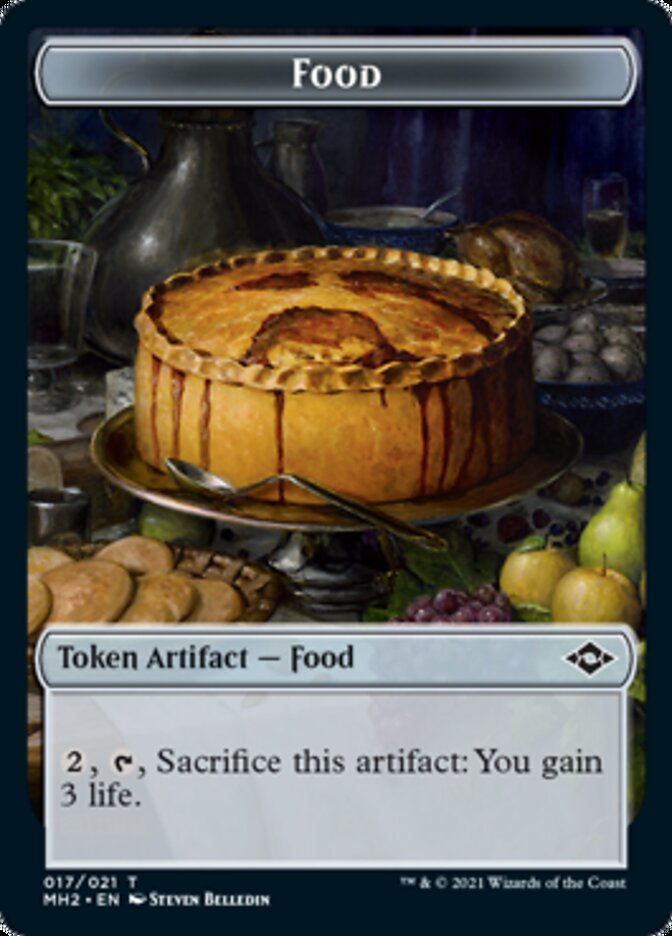 Food Token (#17) // Phyrexian Germ Token [Modern Horizons 2 Tokens] | Eastridge Sports Cards & Games