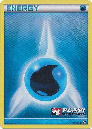 Water Energy (107/114) (Play Pokemon Promo) [Black & White: Base Set] | Eastridge Sports Cards & Games