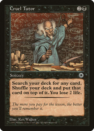 Cruel Tutor [Portal] | Eastridge Sports Cards & Games