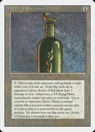 Bottle of Suleiman [Revised Edition] | Eastridge Sports Cards & Games