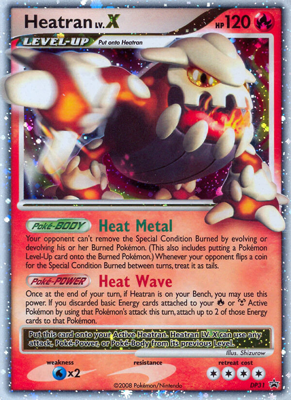 Heatran LV.X (DP31) [Diamond & Pearl: Black Star Promos] | Eastridge Sports Cards & Games