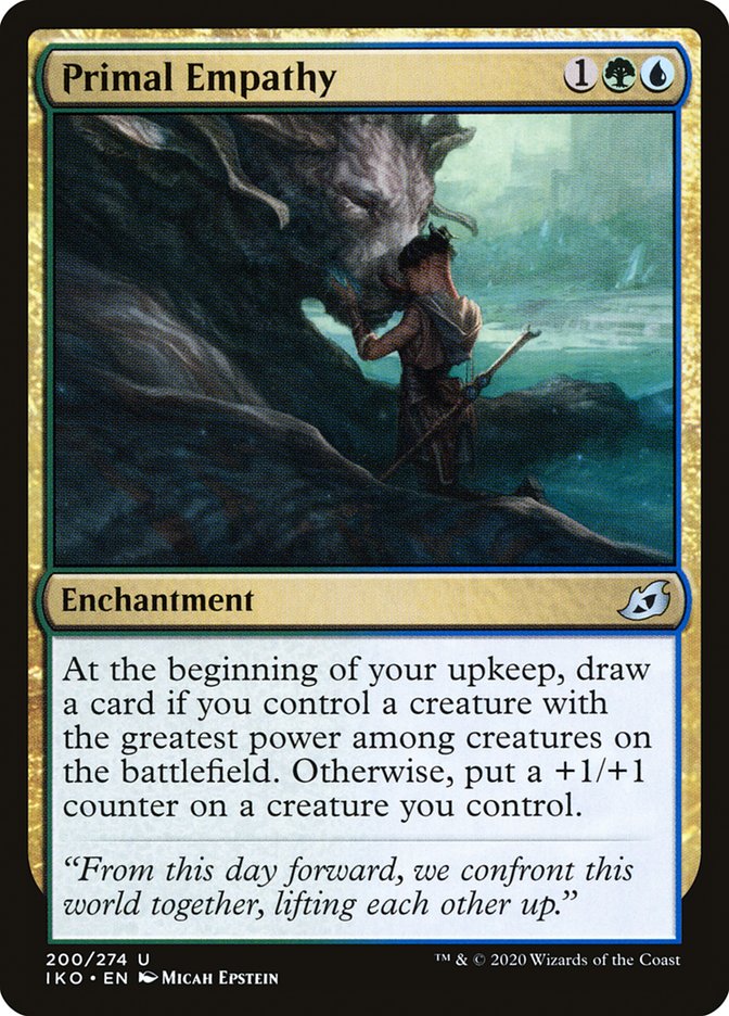 Primal Empathy [Ikoria: Lair of Behemoths] | Eastridge Sports Cards & Games