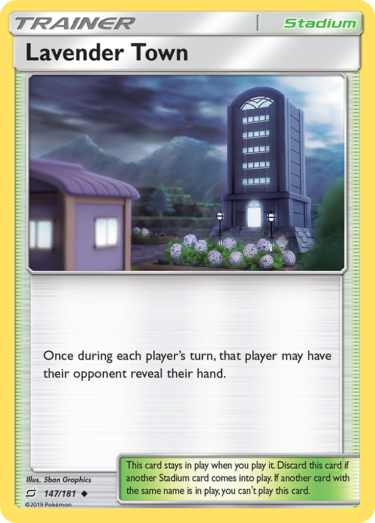 Lavender Town (147/181) [Sun & Moon: Team Up] | Eastridge Sports Cards & Games