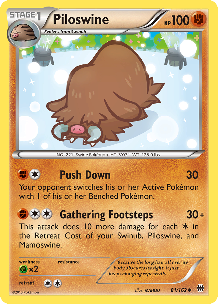 Piloswine (81/162) [XY: BREAKthrough] | Eastridge Sports Cards & Games