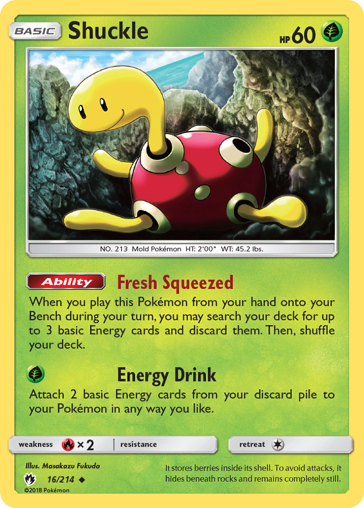 Shuckle (16/214) [Sun & Moon: Lost Thunder] | Eastridge Sports Cards & Games