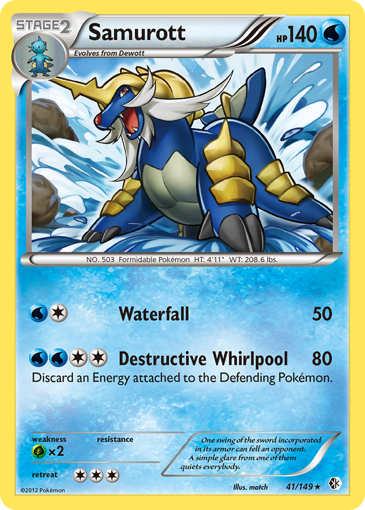 Samurott (41/149) [Black & White: Boundaries Crossed] | Eastridge Sports Cards & Games