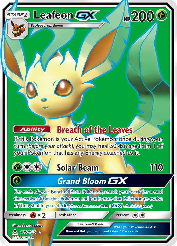 Leafeon GX (139/156) [Sun & Moon: Ultra Prism] | Eastridge Sports Cards & Games