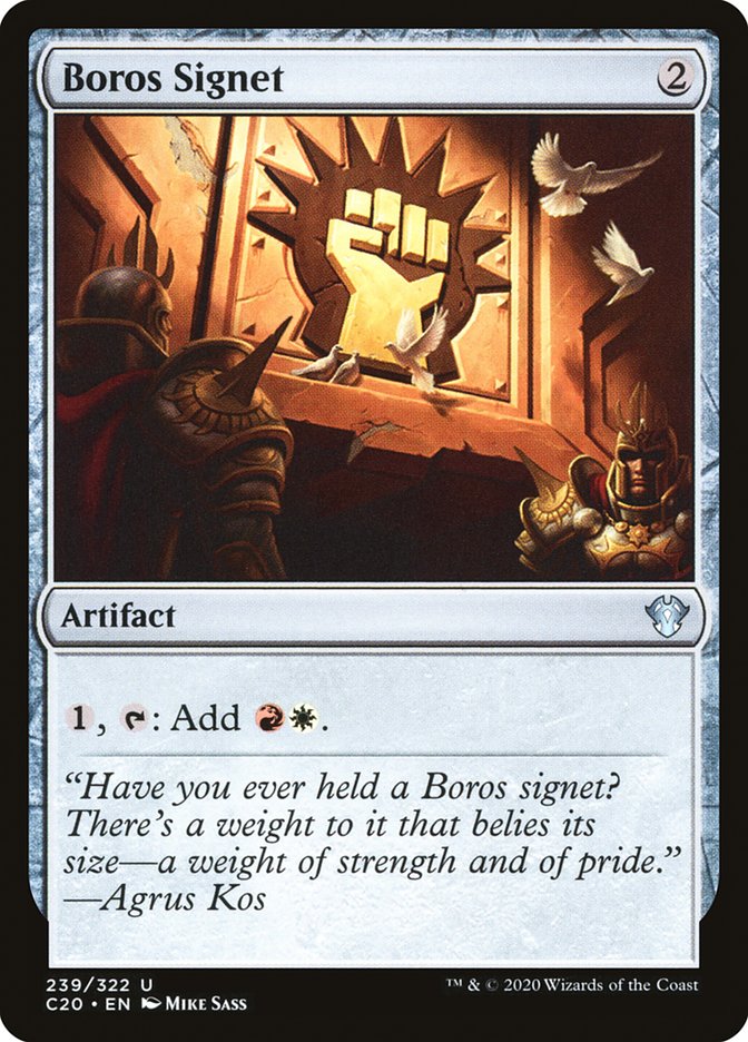Boros Signet [Commander 2020] | Eastridge Sports Cards & Games