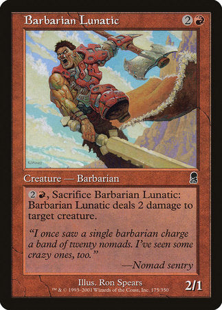 Barbarian Lunatic [Odyssey] | Eastridge Sports Cards & Games