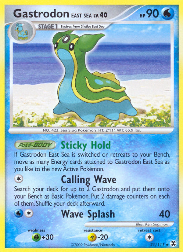 Gastrodon East Sea (21/111) [Platinum: Rising Rivals] | Eastridge Sports Cards & Games