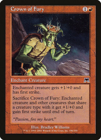 Crown of Fury [Onslaught] | Eastridge Sports Cards & Games