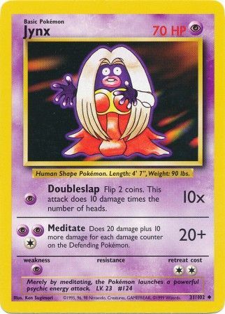 Jynx (31/102) [Base Set Unlimited] | Eastridge Sports Cards & Games