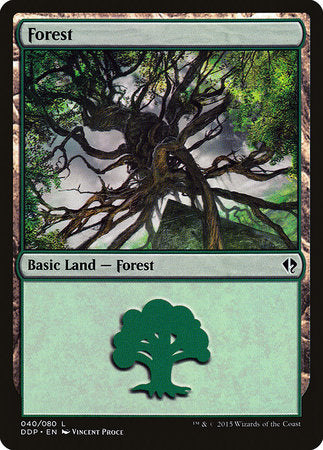 Forest (40) [Duel Decks: Zendikar vs. Eldrazi] | Eastridge Sports Cards & Games