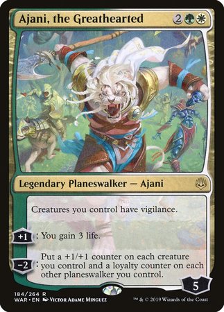 Ajani, the Greathearted [War of the Spark] | Eastridge Sports Cards & Games