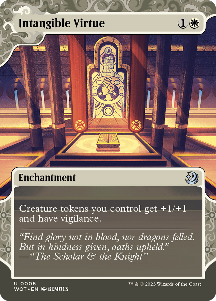 Intangible Virtue [Wilds of Eldraine: Enchanting Tales] | Eastridge Sports Cards & Games